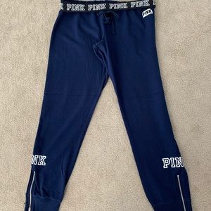 Victoria’s Secret PINK NAVY blue sweatpants